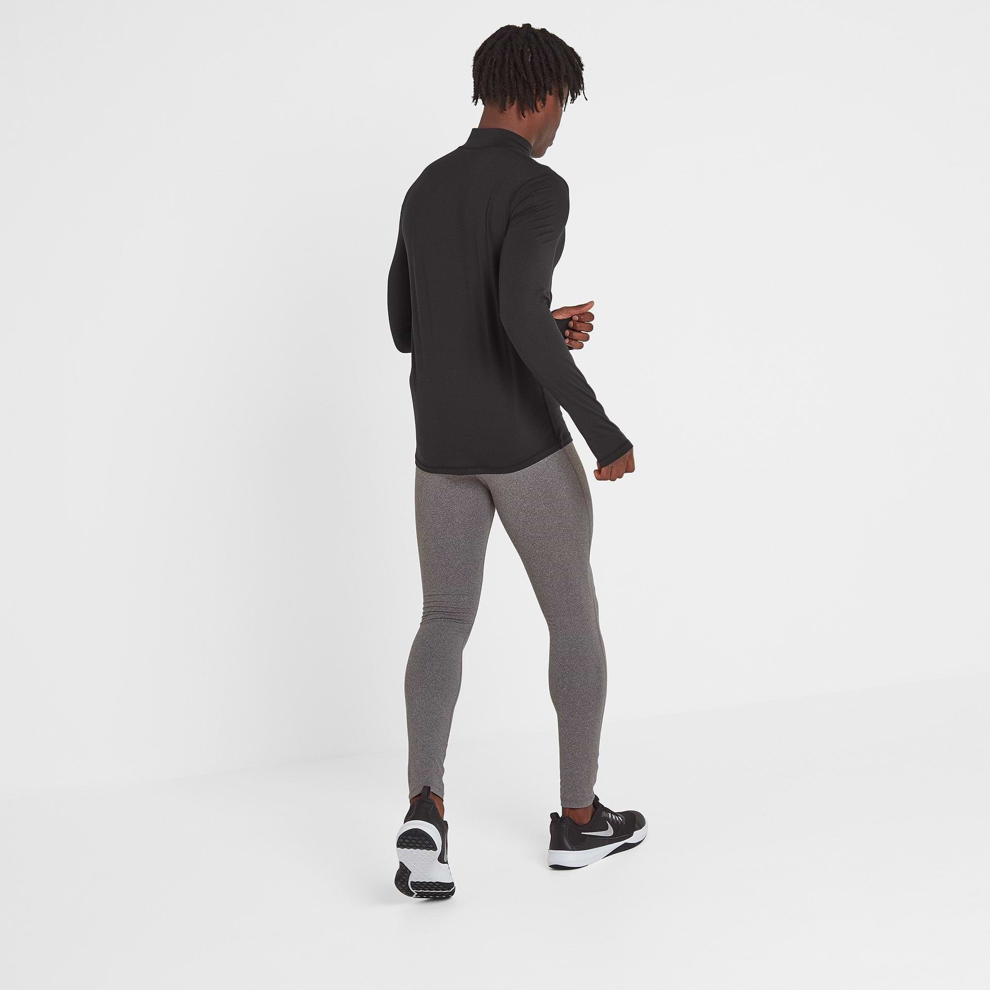 Snowdon Mens Thermal Base Layer Quarter Zip - Black – TOG24