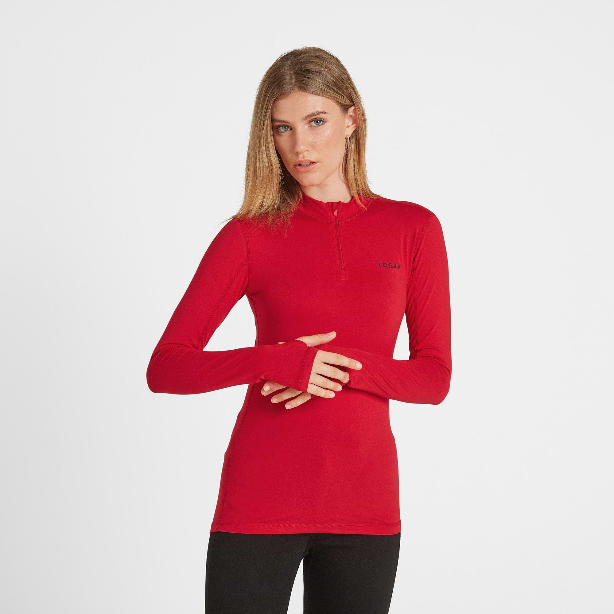 Womens red thermal top outlet