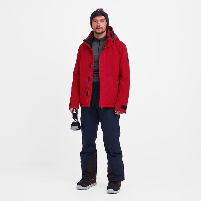 Stratus Mens Ski Jacket - Chilli Red