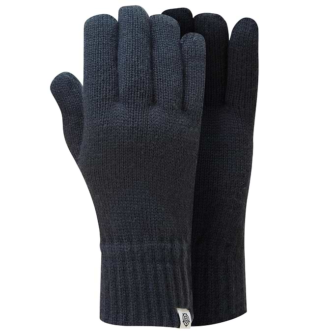 Stretton Knitted Gloves - Dark Indigo Marl