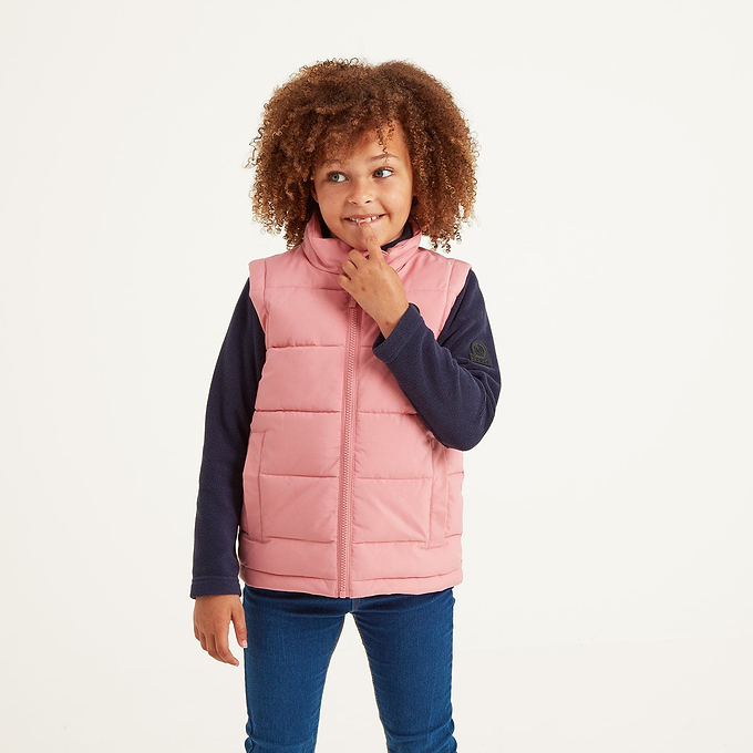 Swain Kids Padded Gilet - Playful Pink