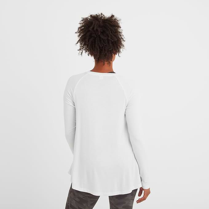 Tanton Womens Tech T-Shirt - Optic White