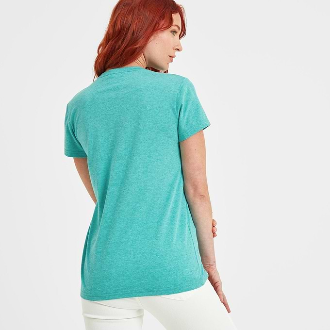 Tasley Womens T-Shirt - Ceramic Blue Marl