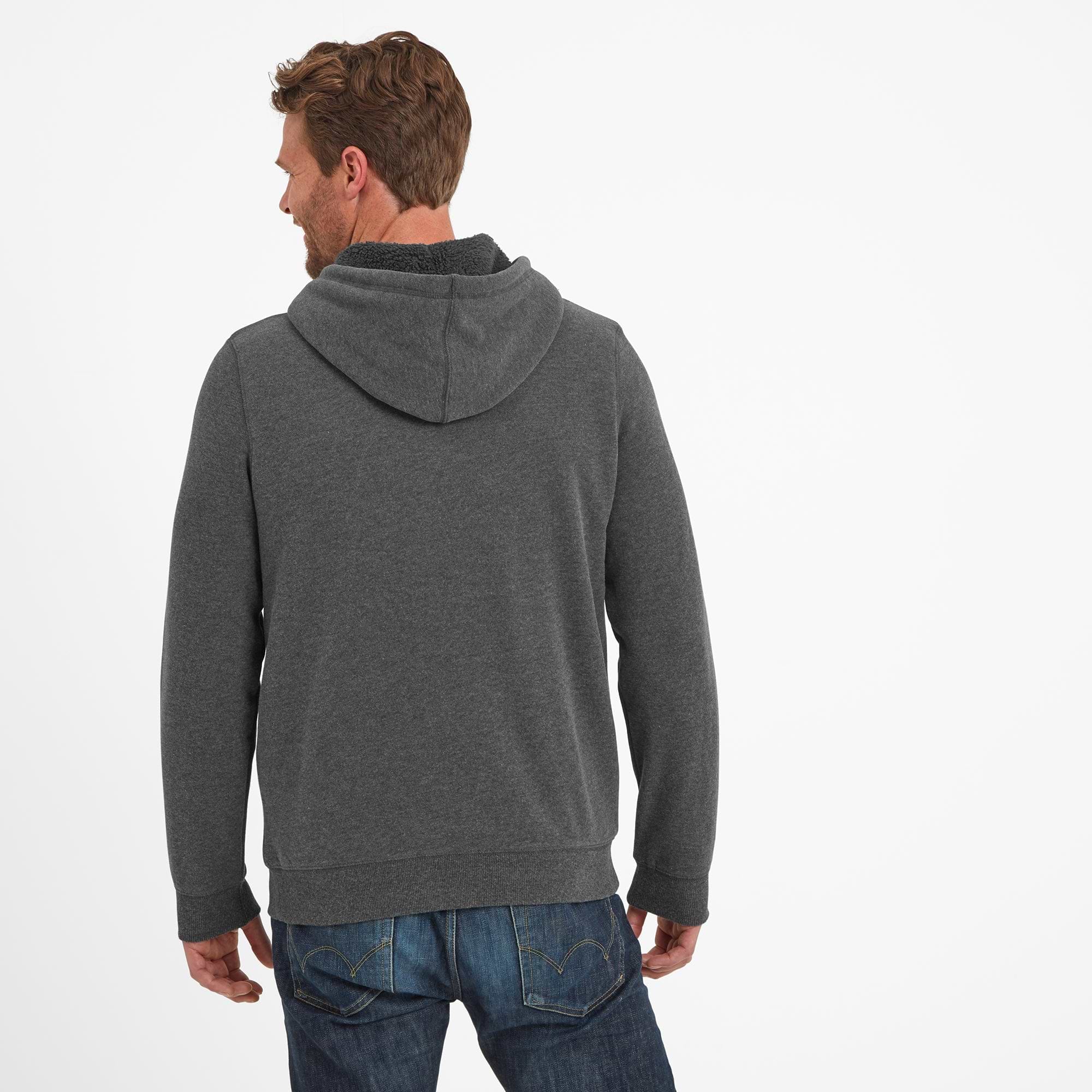 Sherpa lined pullover mens best sale
