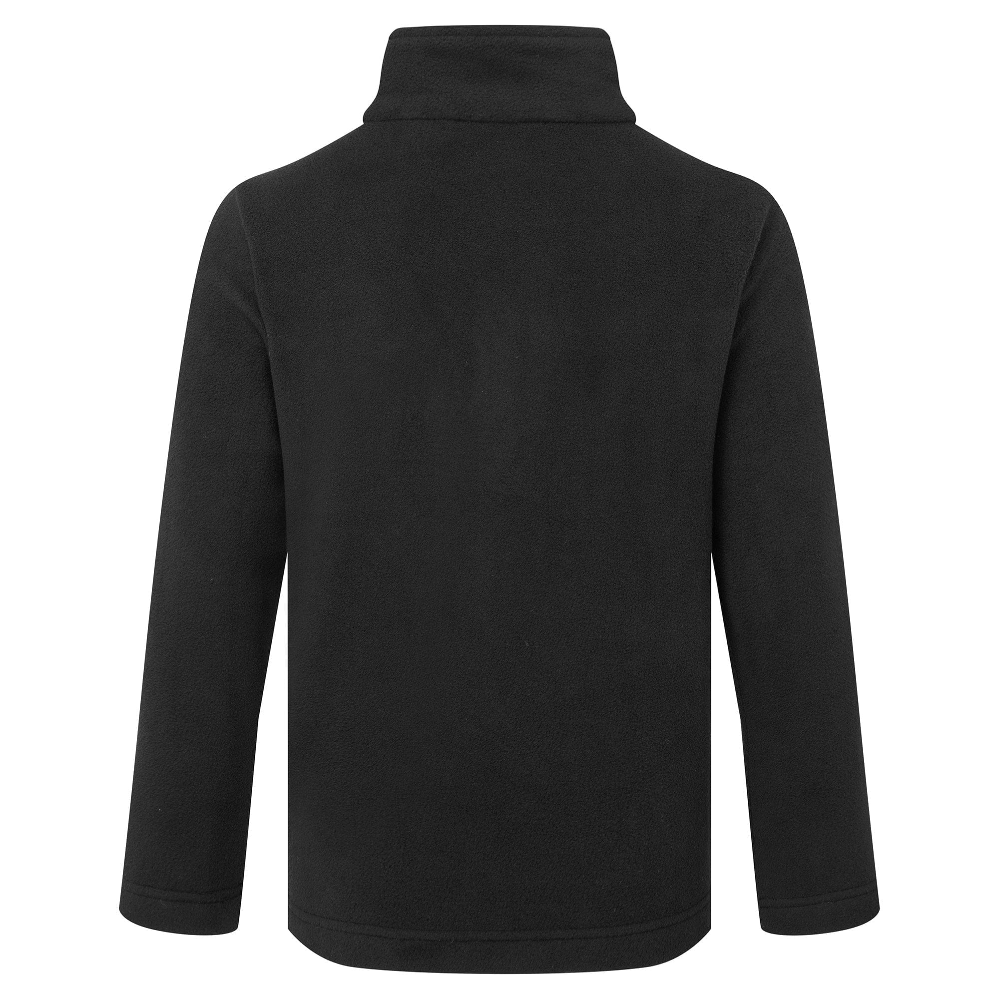 Plain black fleece jacket cheap