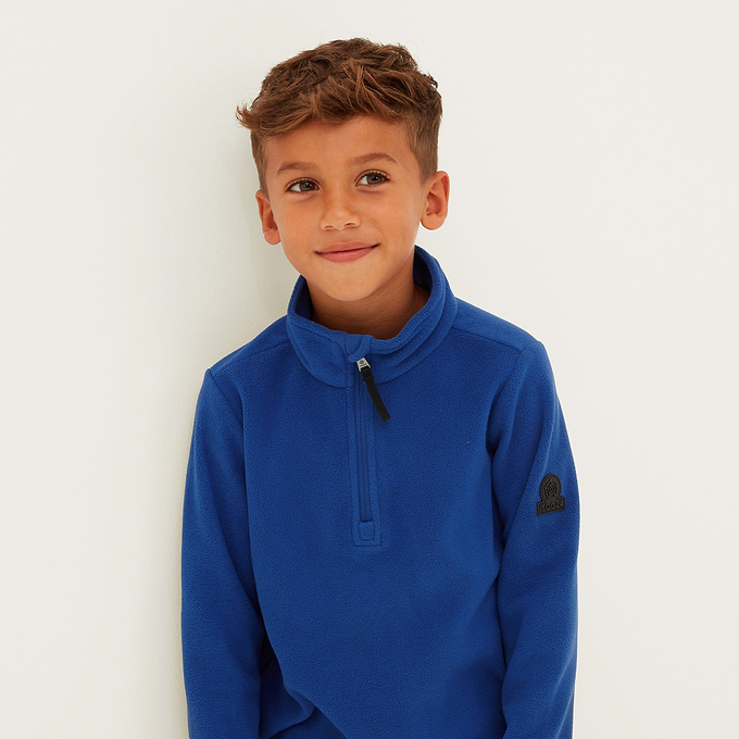 Toffolo Kids Zipneck Fleece - Royal