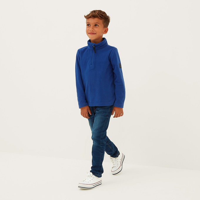Toffolo Kids Zipneck Fleece - Royal