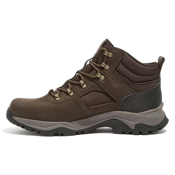 Tundra Mens Walking Boots - Chocolate Brown