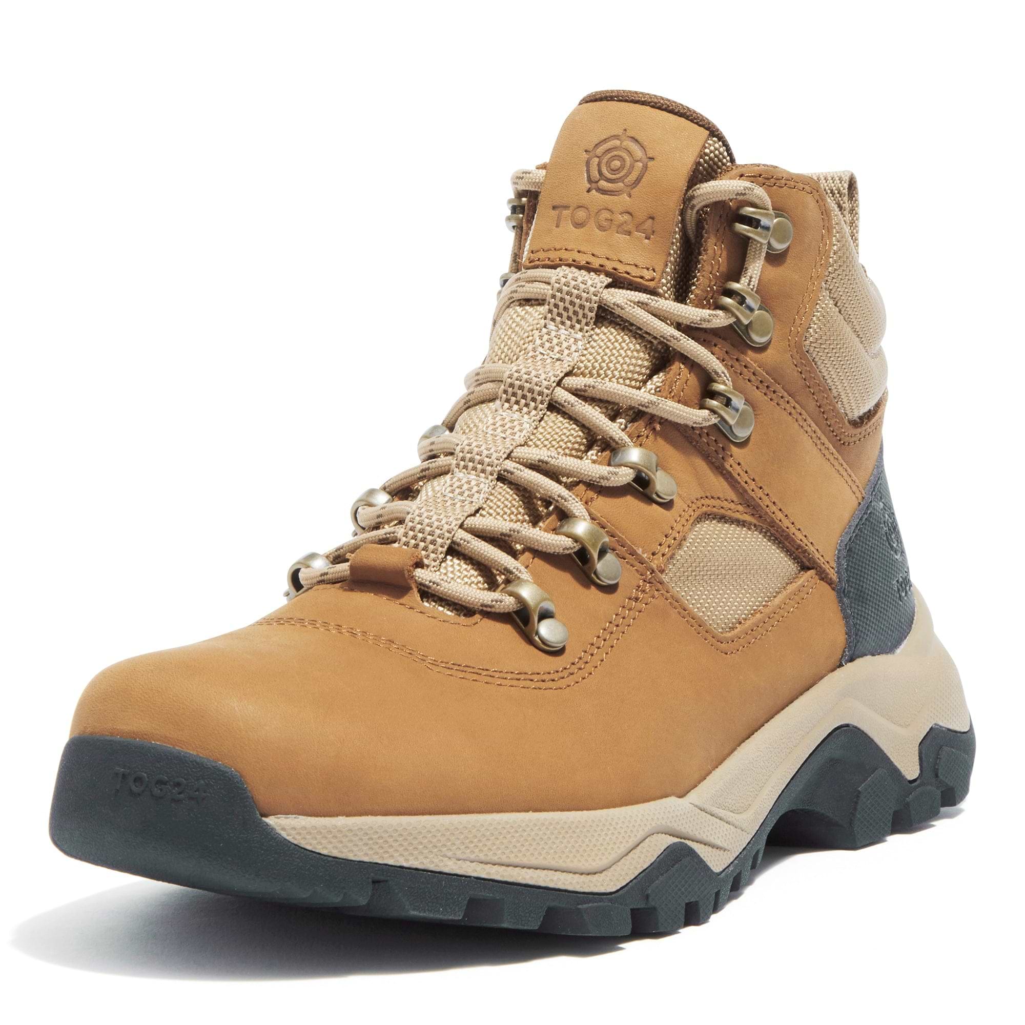 Tan walking boots discount
