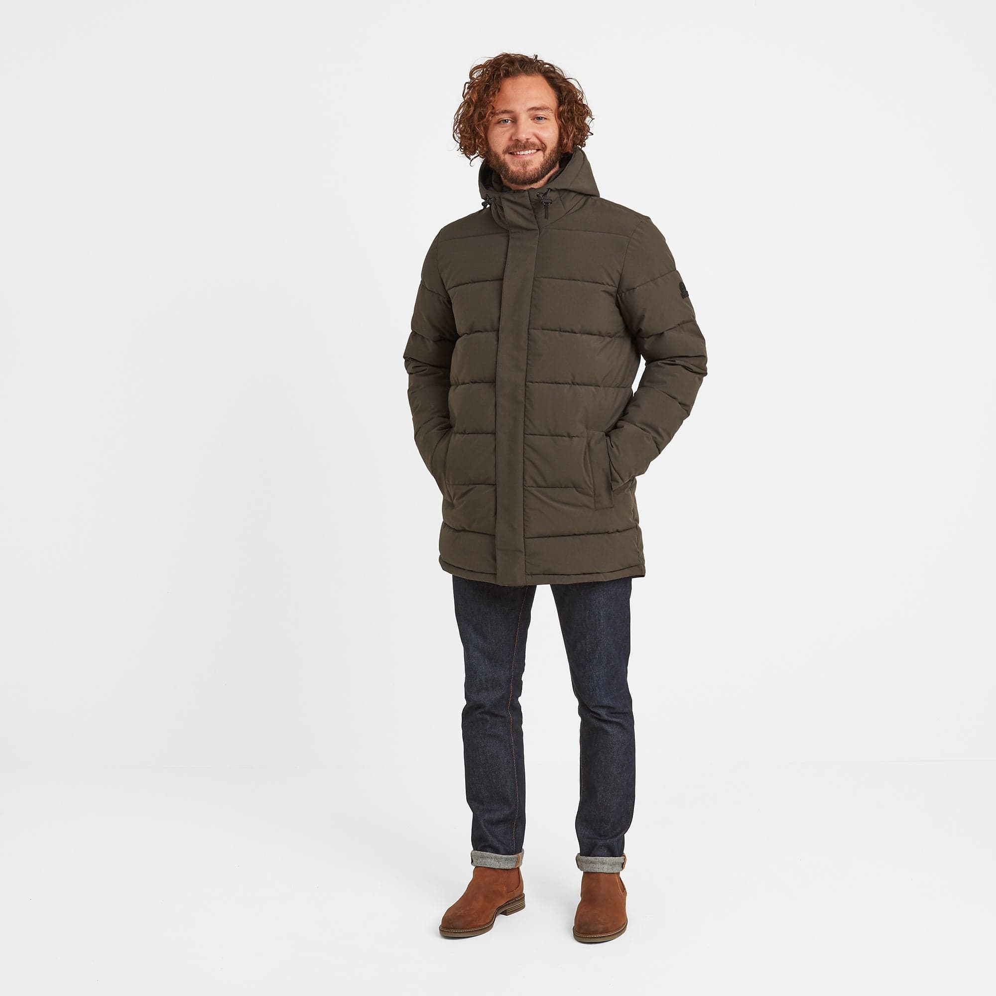 Mens long insulated jacket deals