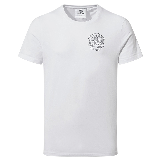 Whitby Mens T-Shirt - White