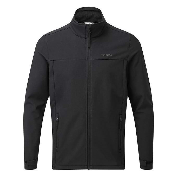 Feizor Mens Shower Resistant Softshell Jacket - Black