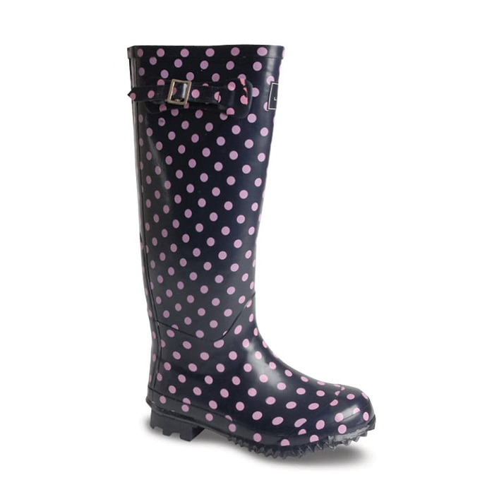 Lunar Rubber Spot Wellington - Blue