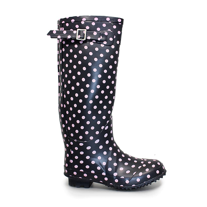 Lunar Rubber Spot Wellington - Blue