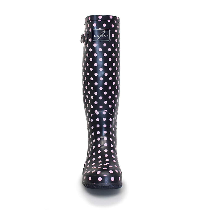Lunar Rubber Spot Wellington - Blue