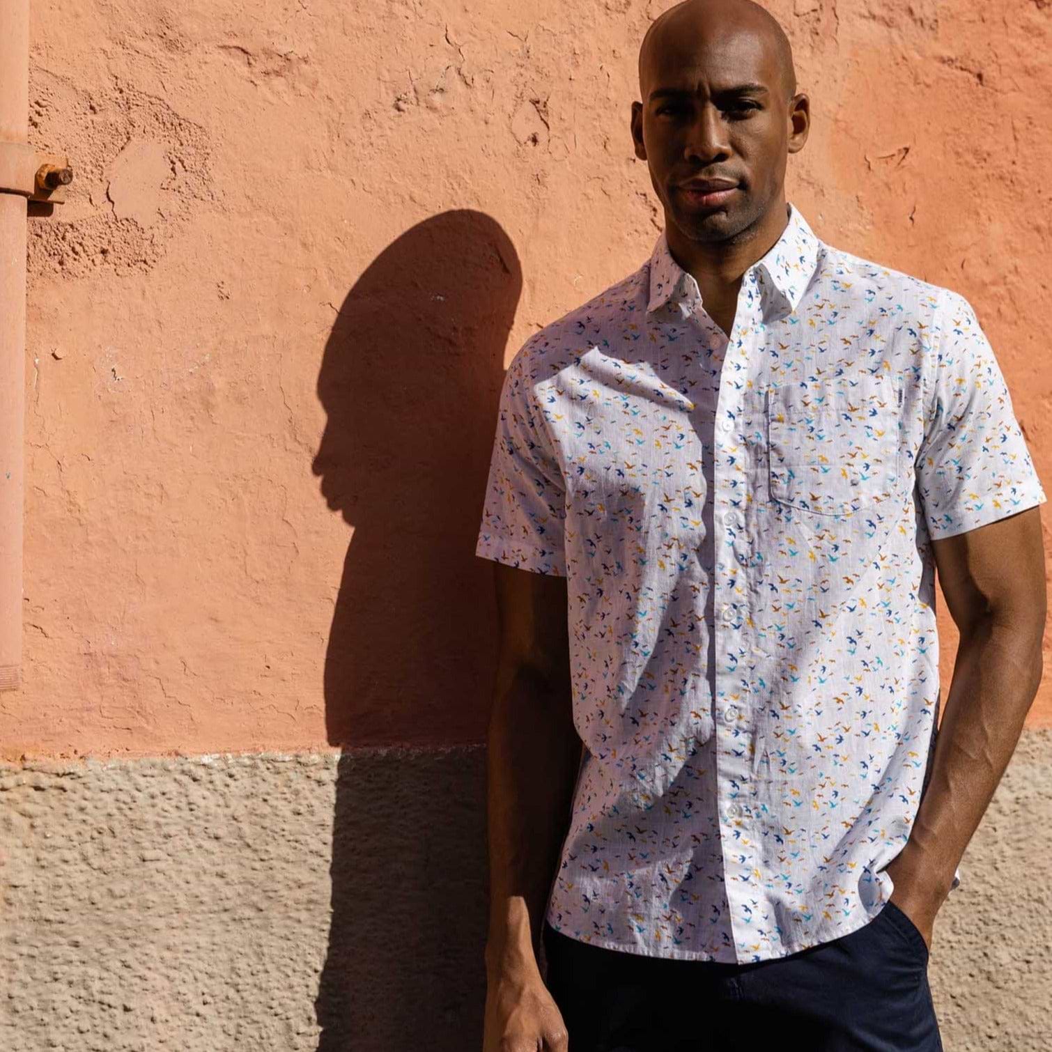 Mens short sleeve white dress shirts shop