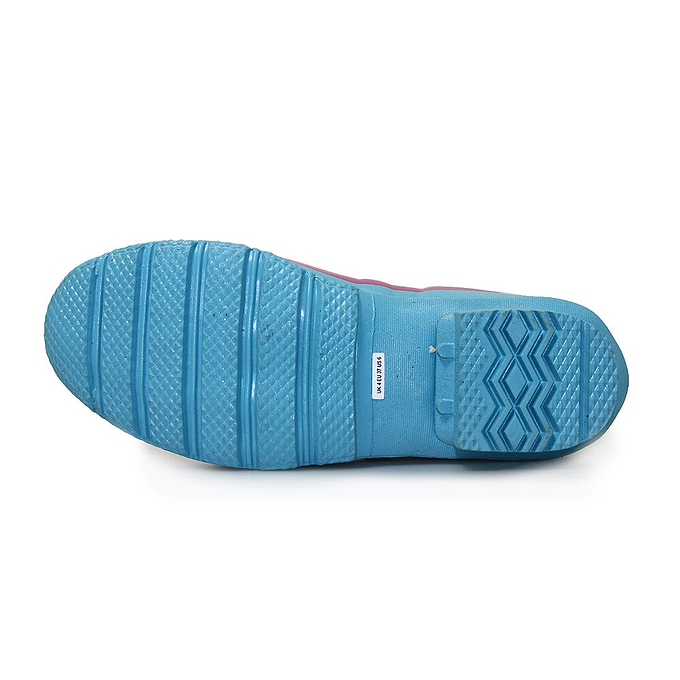 Lunar Polka Dot Wellington - Pale Blue