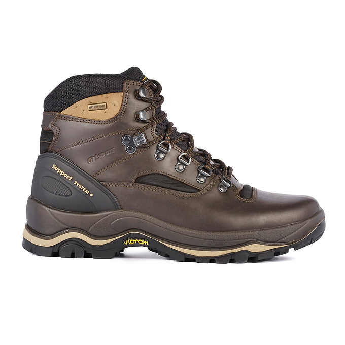 Grisport Quatro Mens Waterproof Walking Boot - Brown