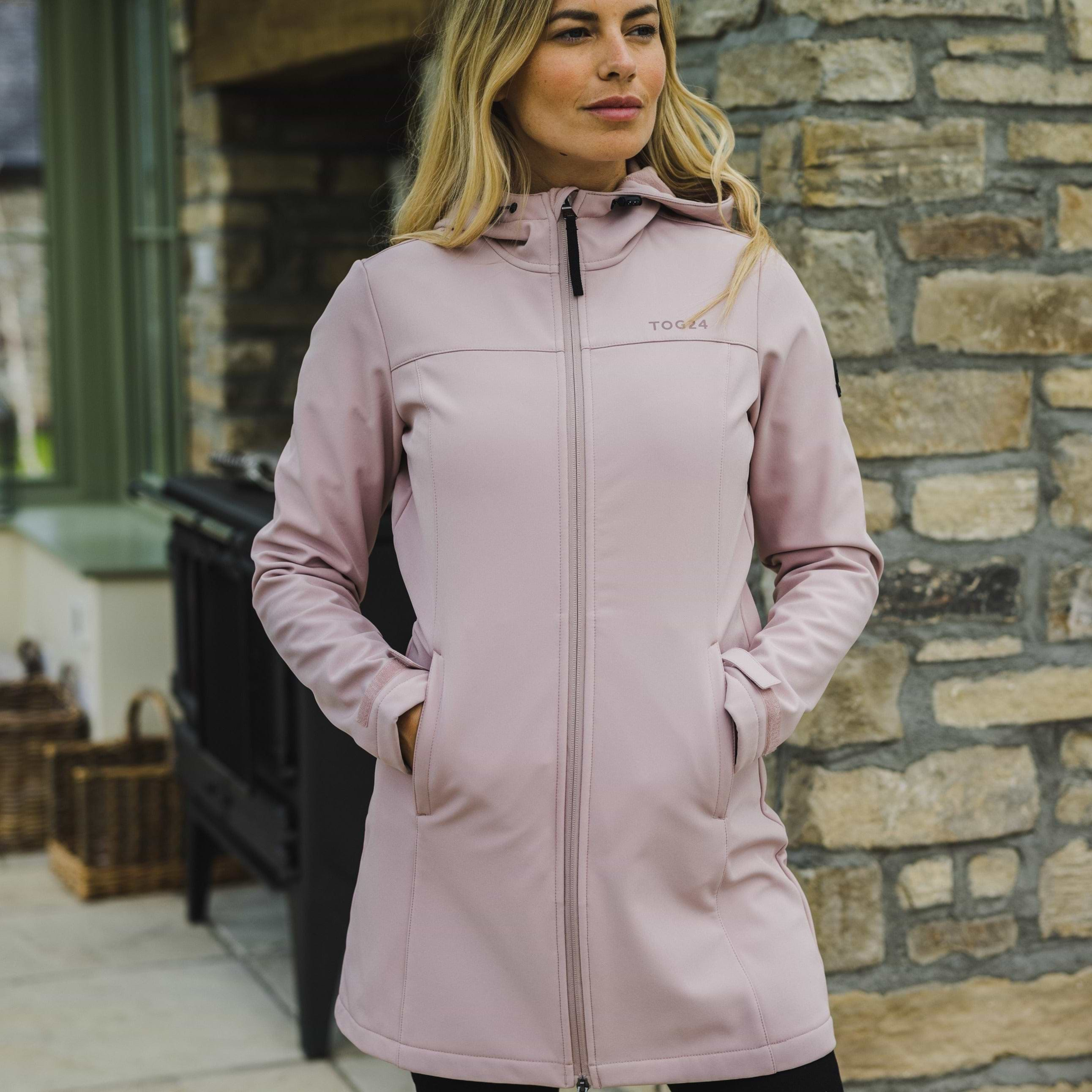 Dusky pink duster coat best sale