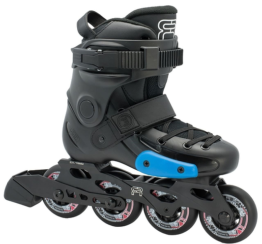 FR Skates Junior Adjustable Inline Skates - Black