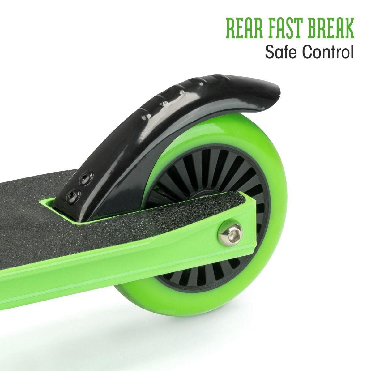 Xootz Envy Y-Bar Complete Stunt Scooter - Green — Skates.co.uk