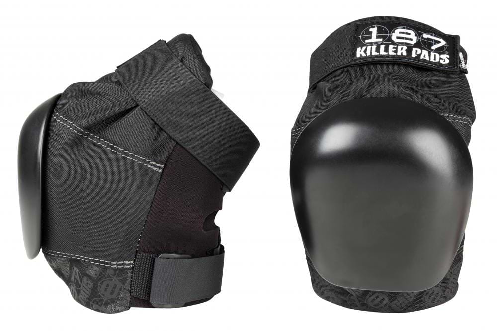 187 Killer Pro Knee Skate Protection Pads - Black — Skates.co.uk