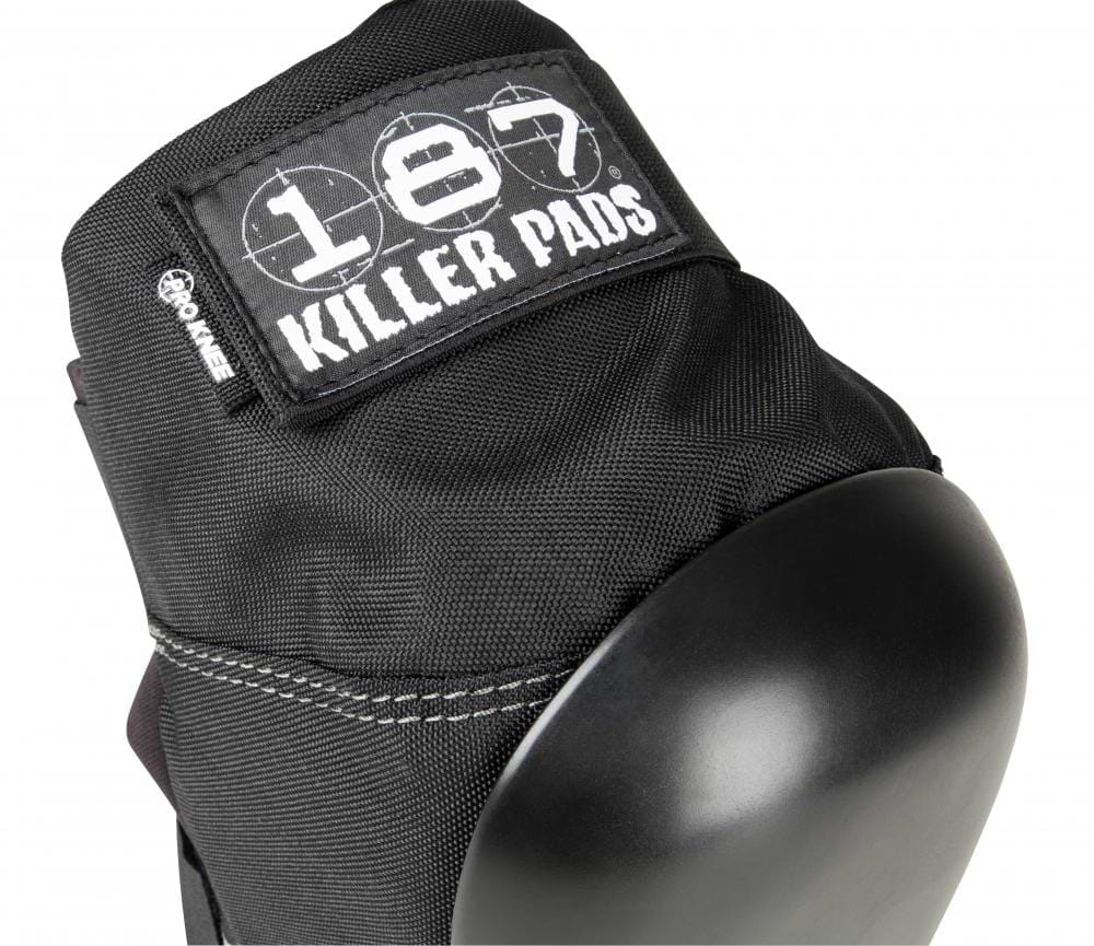 187 Killer Pro Knee Skate Protection Pads - Black — Skates.co.uk