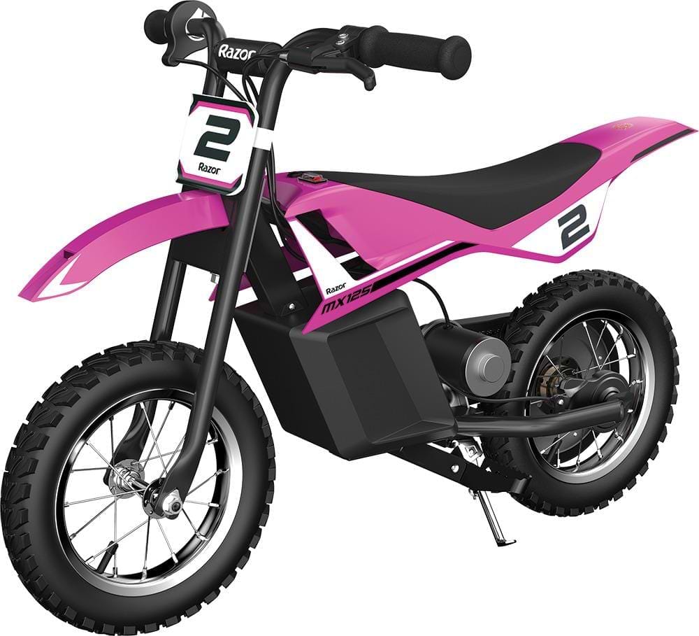 go skitz pink kids dirt bike