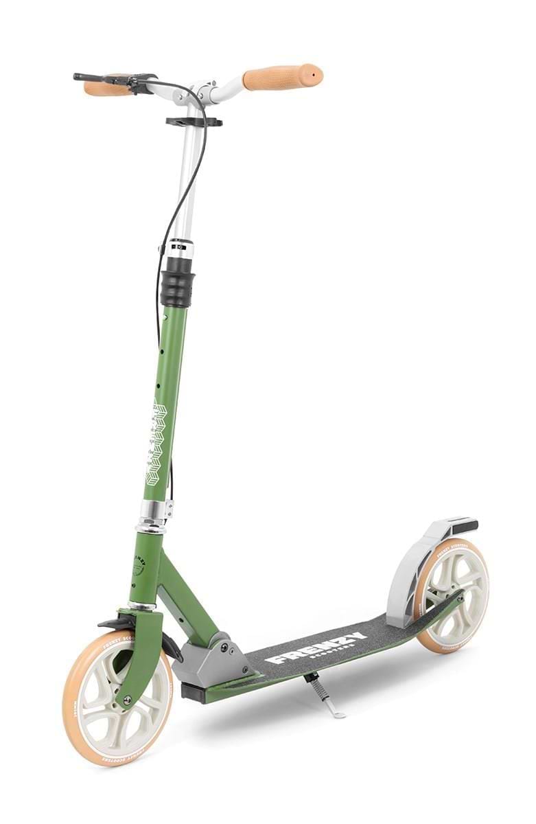Frenzy 205mm Dual Brake V4 Foldable Commuter Scooter - Green