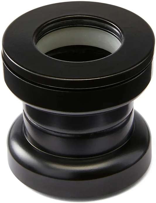 A Madd Gear (MGP) MG1-MG4 Sealed Headset in black is shown upright on a white background, designed for scooters and ideal for magnifying small objects like gemstones or scooter bearings.