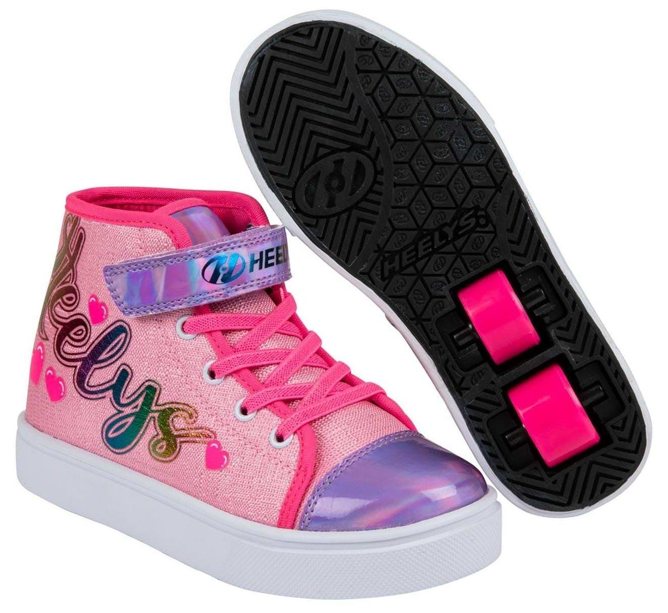 Heelys Veloz X2 Prints Girls Shoes Prism Pink Neon Pink