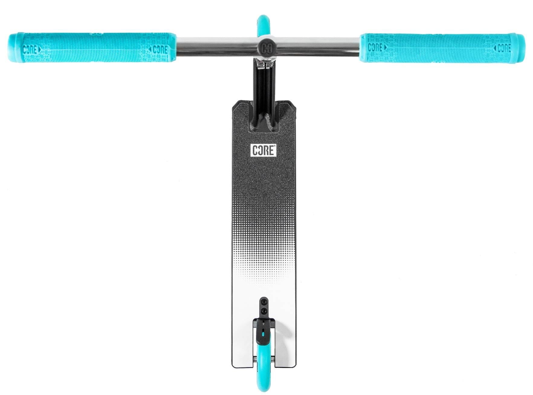 CORE CD1 Complete Stunt Scooter - Chrome / Teal — Skates.co.uk