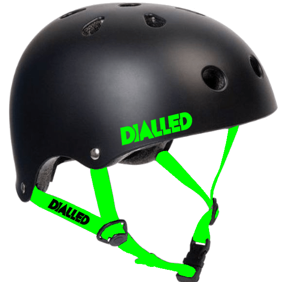 Dialled Protection Adjustable Skate Scooter Helmet Black