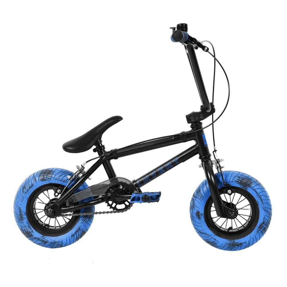 Invert Supreme Havoc Mini BMX Bike Black Blue — - Main Image