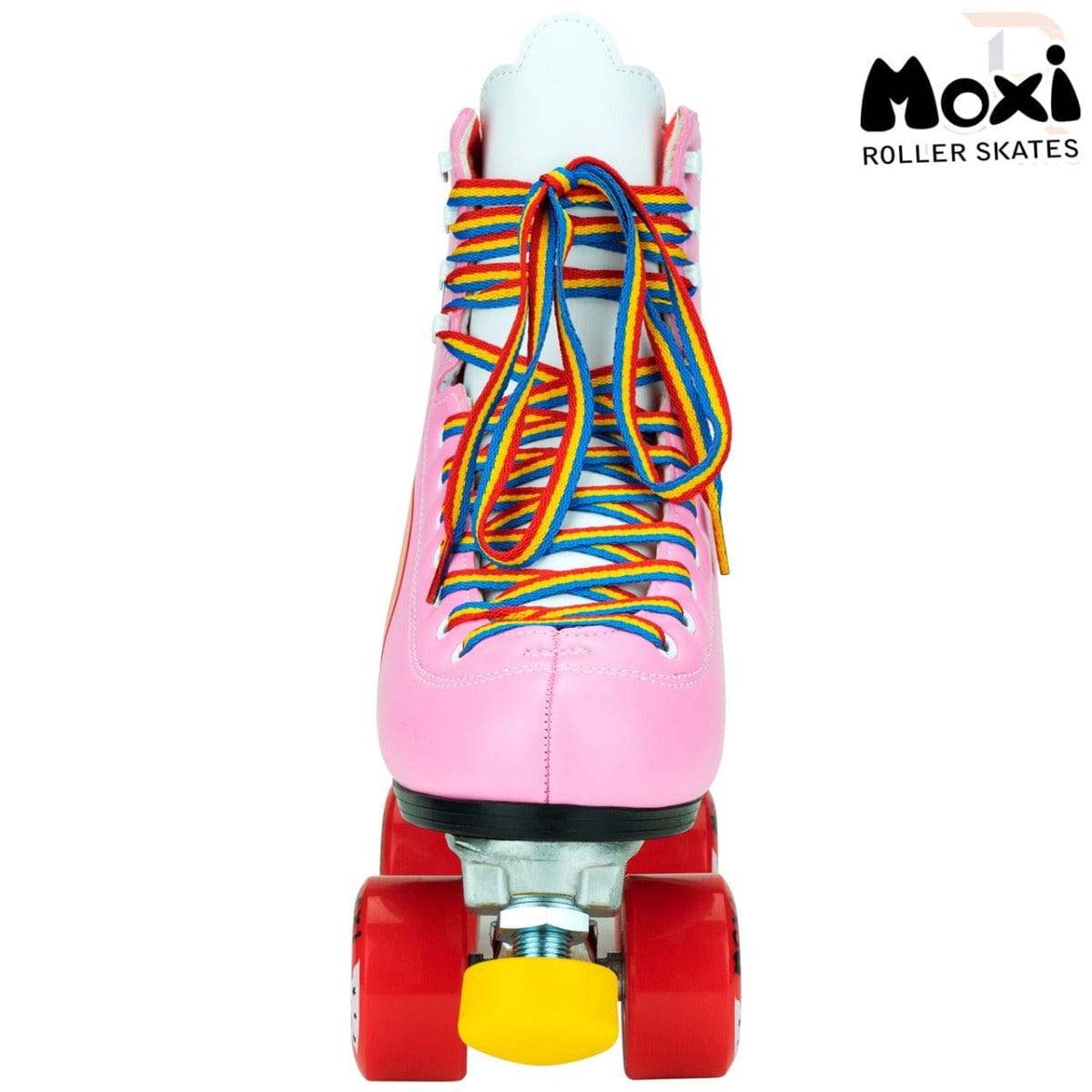Moxi Rainbow Quad Roller Skates - Bubblegum Pink — Skates.co.uk