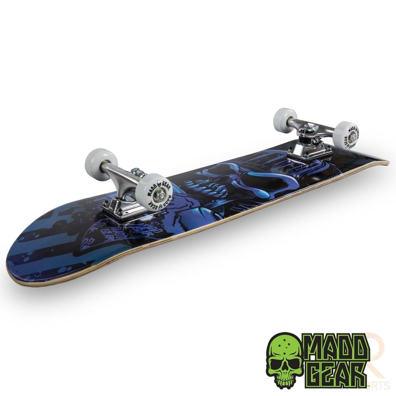 Retro \u0027mad skull\u0027 skate board skull skate madman