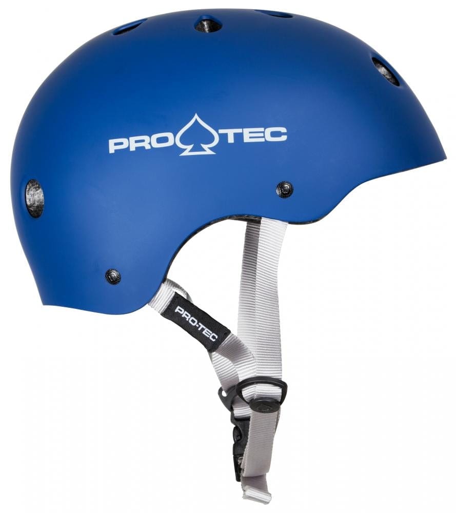 スケートボード PRO-TEC SKATE HELMET CLASSIC CERTIFIED Pro-Tec Classic Certified Skate / Scooter Helmet - Matt Blue