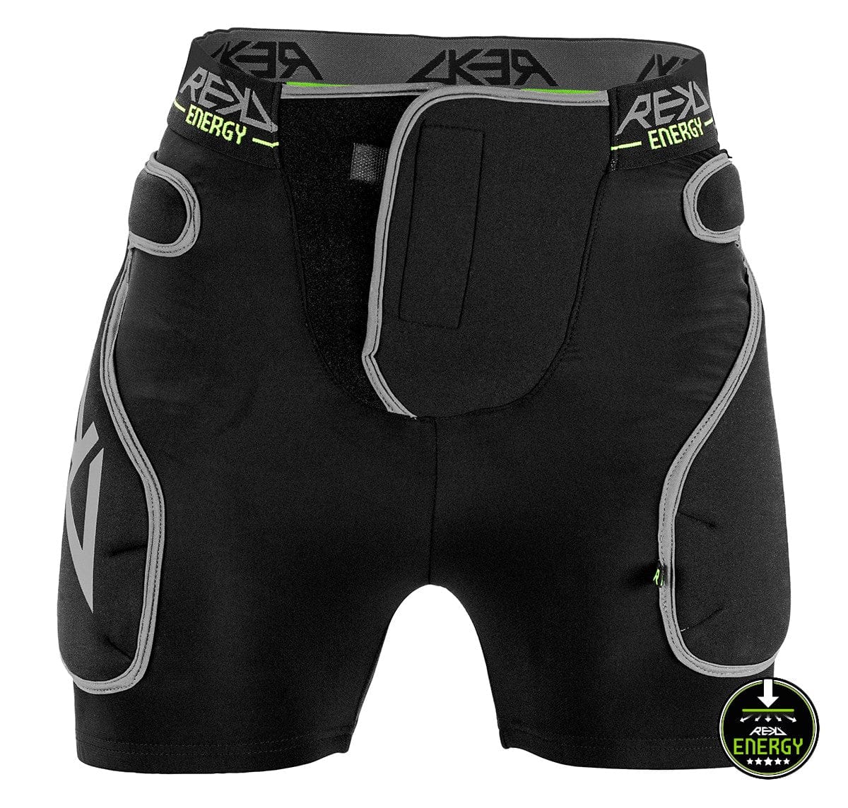 REKD Energy Impact Skate Protection Shorts - Black — Skates.co.uk