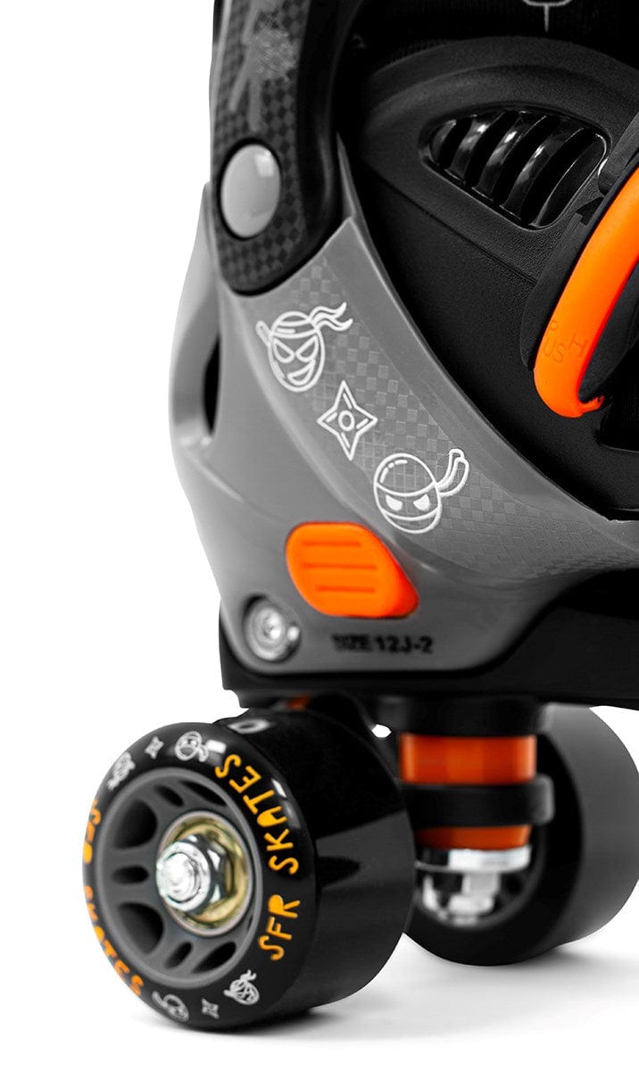 SFR Storm V Adjustable Quad Roller Skates - Ninja — Skates.co.uk