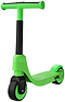 The Vital First Kids Scooter - Green / Black by Vital features a T-shaped handlebar and durable front and rear wheels, offering children a safe and fun riding experience.