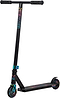 The Legacy Raze Complete Stunt Scooter - Black / Oil Slick features a black frame, rainbow (oil slick) deck and clamp accents, black handlebar grips, and vibrant multicolored wheels—offering kids a modern, eye-catching ride.
