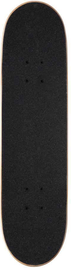 The Birdhouse Stage 1 Chicken Oversized Complete Skateboard (7.375" x 28.5") by Birdhouse offers a textured grip tape surface and pre-drilled truck holes, making it ideal for beginner kids' skateboard setups.