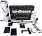 The Birdhouse Skateboard Silver / Black Component Set - 5.5" includes trucks, wheels, bearings, hardware, riser pads, grip tape, and comes in a black box with the Birdhouse logo.
