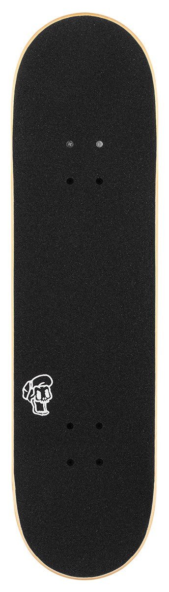 The Enuff Lost At Sea Goldfish Complete Skateboard – 8.0" x 32.0", by Enuff, features a unique deck and is ideal for beginners or skaters of any level; photographed from above on a white background.