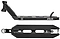 The CORE Apollo Black Stunt Scooter Deck - 5" features "APOLLO" and "CO" on the side, a cutout design on the bottom with "CORE" near the rear, showcasing its lightweight yet durable CORE brand construction.