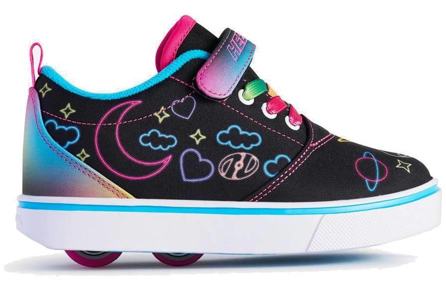 Heelys Pro 20 Prints X2 Girls Shoes - Black / Hot Pink / Multi