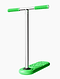 The INDO 670mm Indoor Trampoline Stunt Scooter in Green Gravity features a T-bar handle and textured footboard, making it an excellent choice for young stunt scootering enthusiasts. Its compact design is perfect for aspiring riders looking to sharpen their skills.