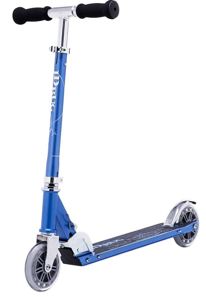 JD Bug Classic Street 120 Kids Foldable Kick Scooter - Reflex Blue