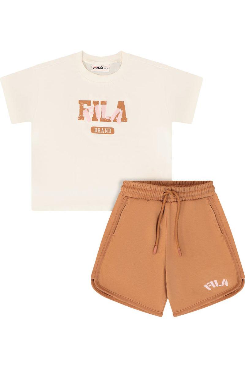 חליפת טריקו FILA ממותג באמצע לילדות