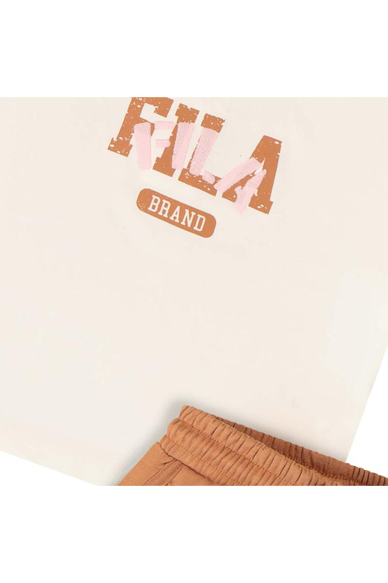 חליפת טריקו FILA ממותג באמצע לילדות